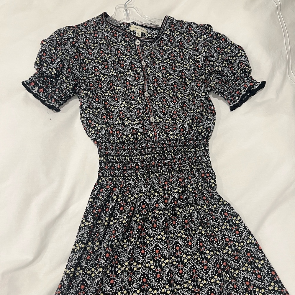 Max Studio short sleeve midi dress